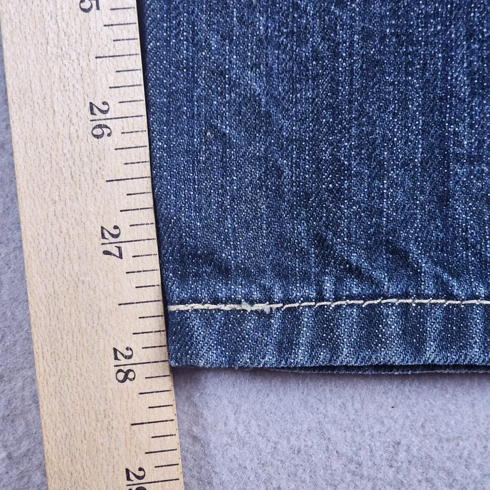 Y2K Levis 501 Jeans Mens 34x30 (32x28) Blue Denim Button Fly Classic Straight